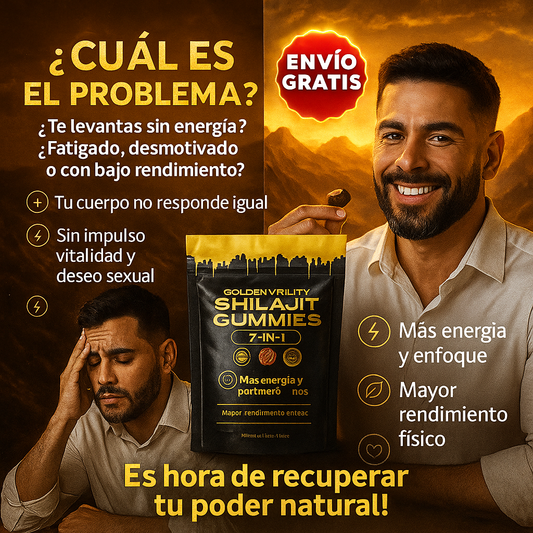 ShilaPower™ - Gomitas de Shilajit traídas del Himalaya: aumenta tu vitalidad, energía y potencia en el acto